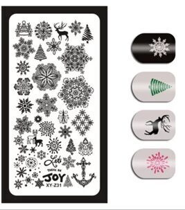 Stamping Plate - Snow