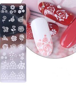 Stamping Plate - Roses